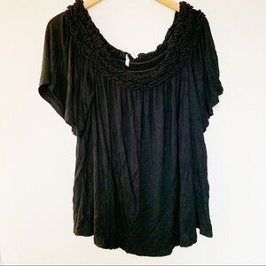 Elle Black Blouse